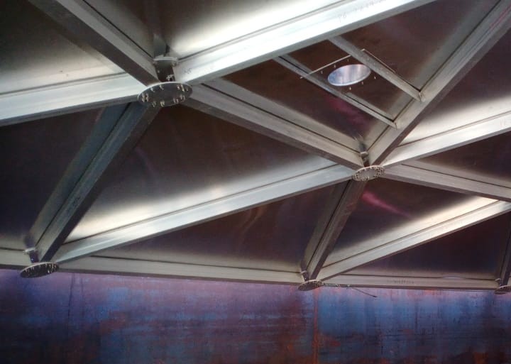 aluminium dome roof